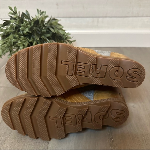 Sorel Lexie Wedge Boots Camel Brown Womens 8.5 - Picture 5 of 11